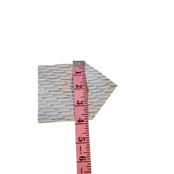 Perry Ellis Portfolio Mens Classic Formal Business Geometric Print Tie Silver - Picture 10 of 12